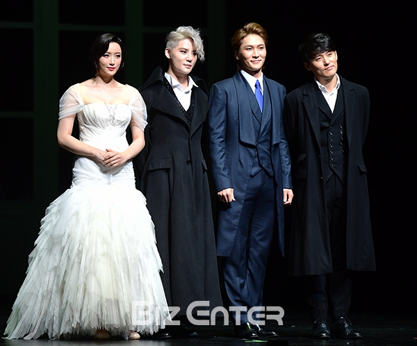 ▲(왼쪽부터)홍서영, 김준수, 박은태, 최재웅(사진=윤예진 기자 yoooon@)