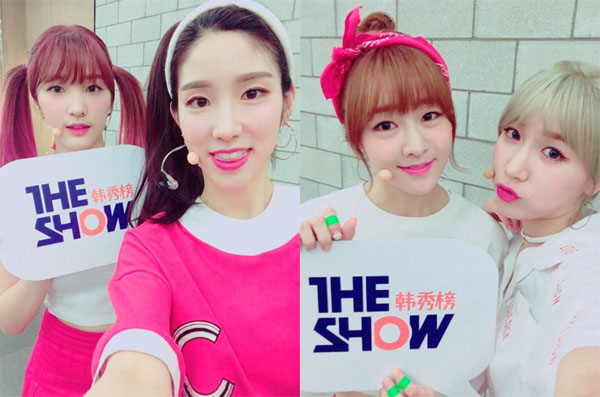 ▲'더쇼' 라붐(사진='더쇼' 트위터)