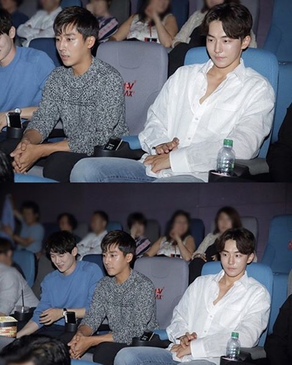 ▲배우 유연석, 손호준, 남주혁(사진=CJMOVIE 인스타그램)