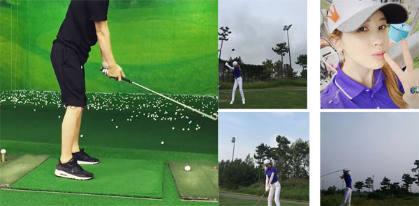 ▲세븐, 이다해가 열애를 인정하면서 그들의 취미인 골프가 공통분모로 떠올랐다.(사진=세븐 이다해 인스타그램)