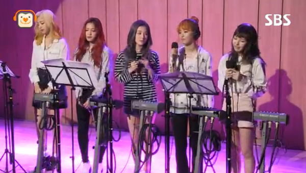 ▲그룹 레드벨벳(사진=SBS '두시탈출 컬투쇼' 캡처)