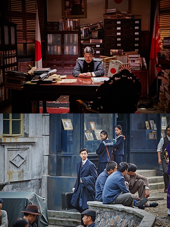 ▲'밀정' 송강호, 공유(사진=워너브러더스 코리아)