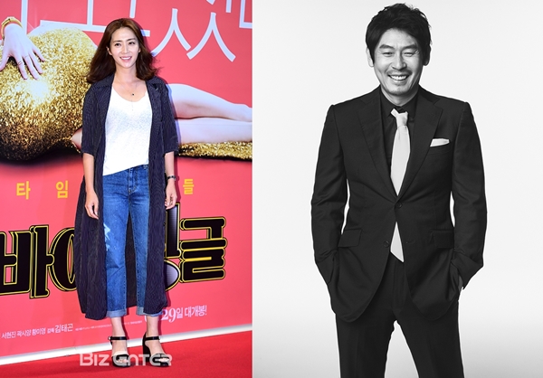 ▲배우 송윤아-설경구(사진=윤예진 기자 yoooon@, 씨제스 엔터테인먼트)
