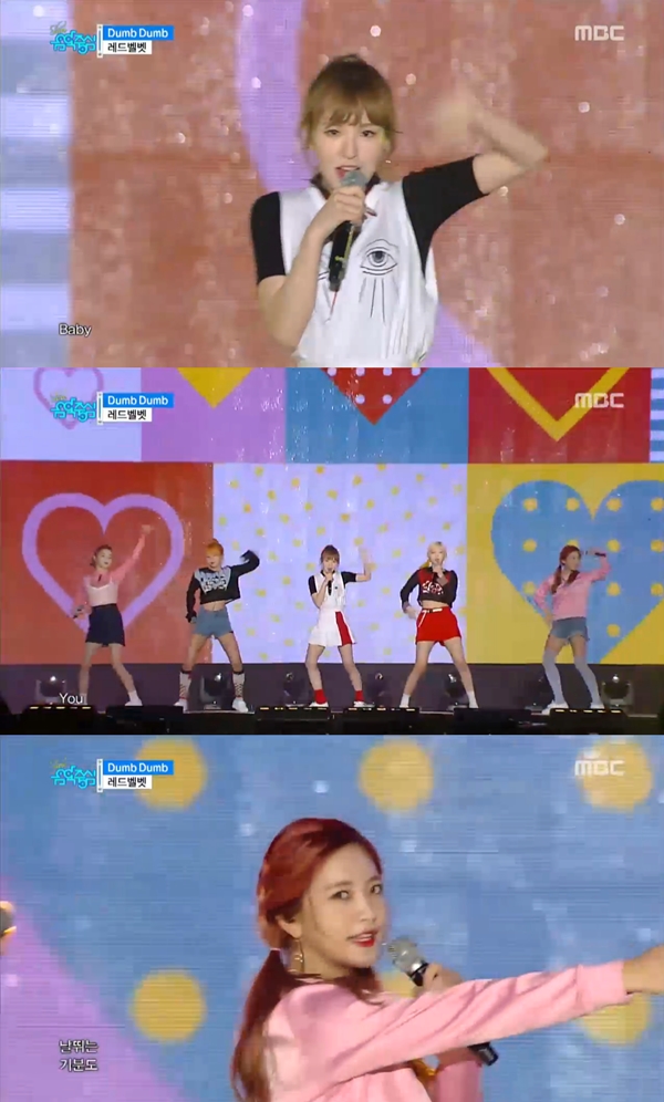 ▲그룹 레드벨벳(사진=MBC '쇼! 음악중심')