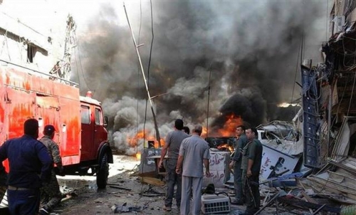 ▲시리아 수도 다마스쿠스 근교인 사이다 제이나브 지역에서 11일(현지시간) 두 차례의 자살 폭탄 테러가 발생해 최소 12명이 숨지고 55명이 다쳤다. (출처=연합뉴스TV)