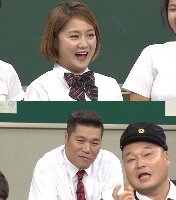 ▲'아는 형님' 박나래 서장훈(사진=JTBC '아는형님')