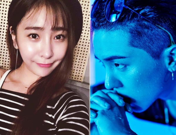 ▲허찬미(왼쪽) 송민호(사진=허찬미 SNS, YG엔터테인먼트)