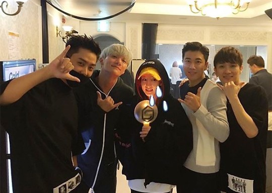 (▲산다라박 인스타그램, 젝스키스 )