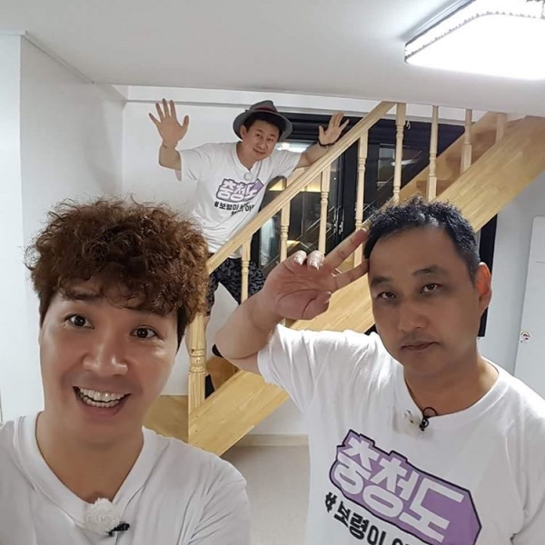 ▲'톡쏘는사이' 남희석, 김수용, 박수홍(사진=김수용 SNS)