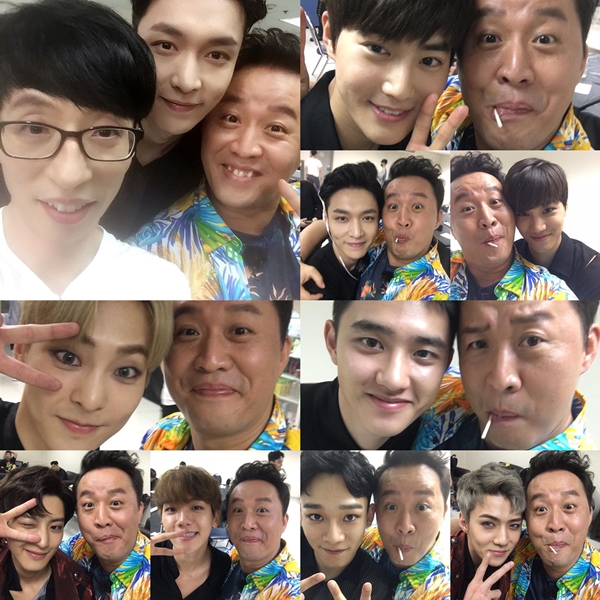 ▲그룹 엑소, 정준하, 유재석(사진=정준하 인스타그램)