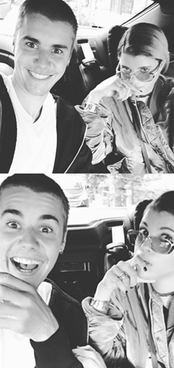 ▲저스틴 비버, 소피아 리치(사진=저스틴 비버 인스타그램)