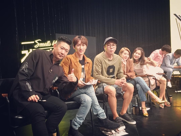 ▲가수 천명훈, 장우혁, 방송인 탁재훈, 가수 서인형, 이지혜, 인피니트 성규, 방송인 조세호(사진=장우혁 인스타그램)