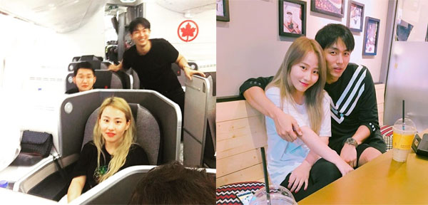 ▲임슬옹이 어반자카파 조현아와의 일상을 공개했다.(사진=임슬옹 인스타그램)