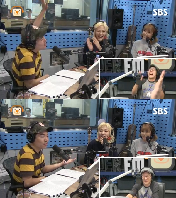 ▲가수 지조, 볼빨간 사춘기 안지영-우지윤(사진=SBS '김창렬의 올드스쿨' 캡처)