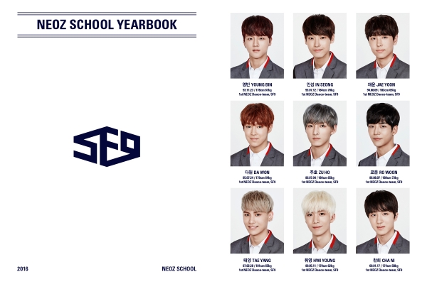 ▲SF9 네오즈 스쿨 졸업 사진(사진=FNC엔터테인먼트)