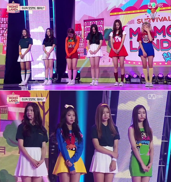 (사진=Mnet '서바이벌 모모랜드를 찾아서' 방송화면)