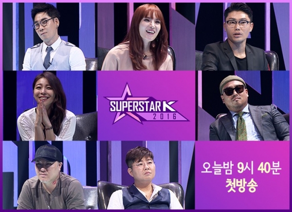 ▲'슈퍼스타K 2016' 심사위언(사진=Mnet)