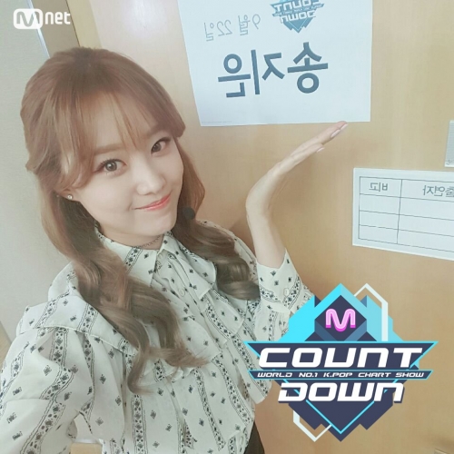 (사진=Mnet '엠카운트다운' 트위터)