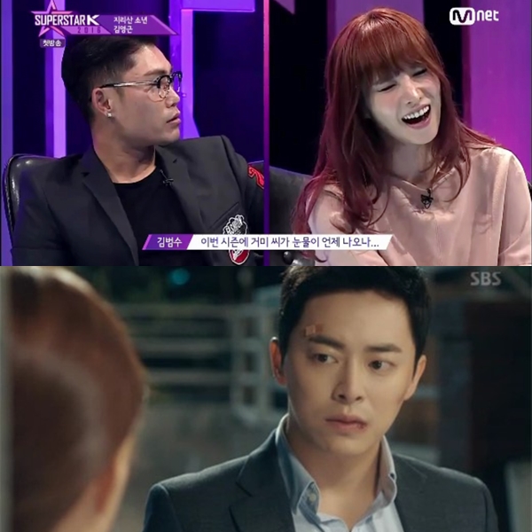 ▲(출처=Mnet '슈퍼스타K 2016', SBS 수목드라마 '질투의 화신' 영상 캡처)