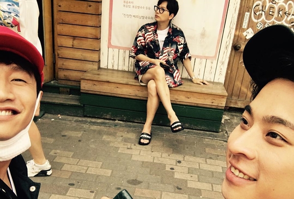 ▲배우 이광수, 이동휘, 박정민(사진=이광수 인스타그램)