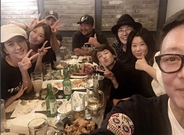 ▲'가화만사성' 최윤소가 종영 후 회식 일상을 전했다.(사진=최윤소 인스타그램)