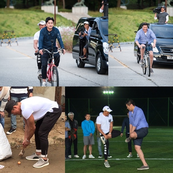 ▲‘꽃놀이패’ 추성훈 서장훈 안정환(사진=SBS)