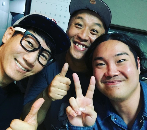 ▲개그맨 지석진, 정준하, 가수 유재환(사진=지석진 인스타그램)