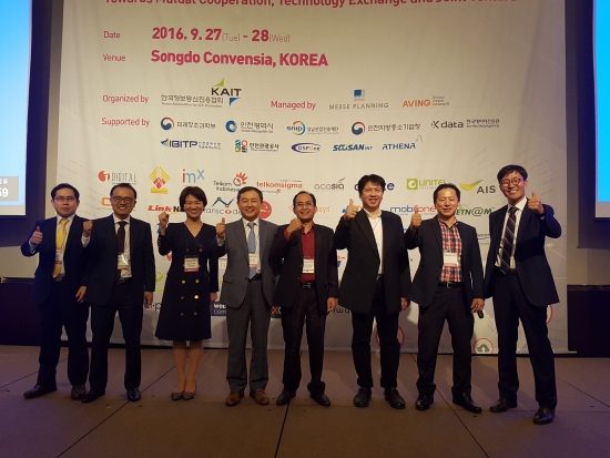 ▲수산INT가 지난 27일부터 28일까지 인천 송도 컨벤시아 전시관에서 열린 글로벌 ICT분야 비즈니스 매칭 프로그램인 ‘Connct.W(커넥트W)에 참가했다고 29일 밝혔다.
