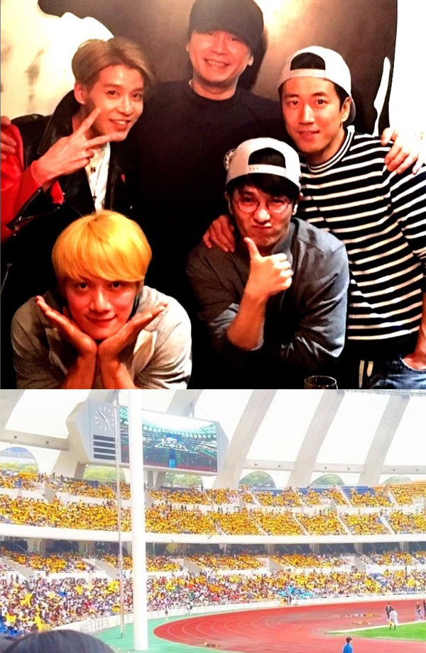 ▲양현석이 '부산원아시아페스티벌'에 참석해 젝스키스 팬들의 모습을 공개했다.(사진=양현석 인스타그램)