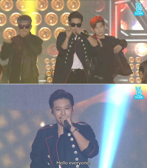 ▲가수 세븐(사진=V앱 방송화면)