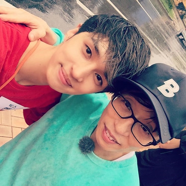 ▲빅스 켄, 유재석(사진=빅스 켄 인스타그램)