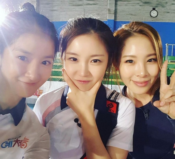 ▲'우리동네 예체능' 이시영, 전효성, 신수지(출처=이시영 인스타그램')