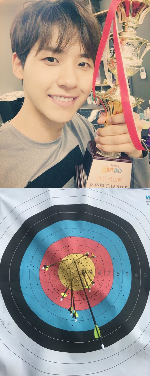 ▲KBS2 '우리동네 예체능' 신우(사진=B1A4 신우 인스타그램)