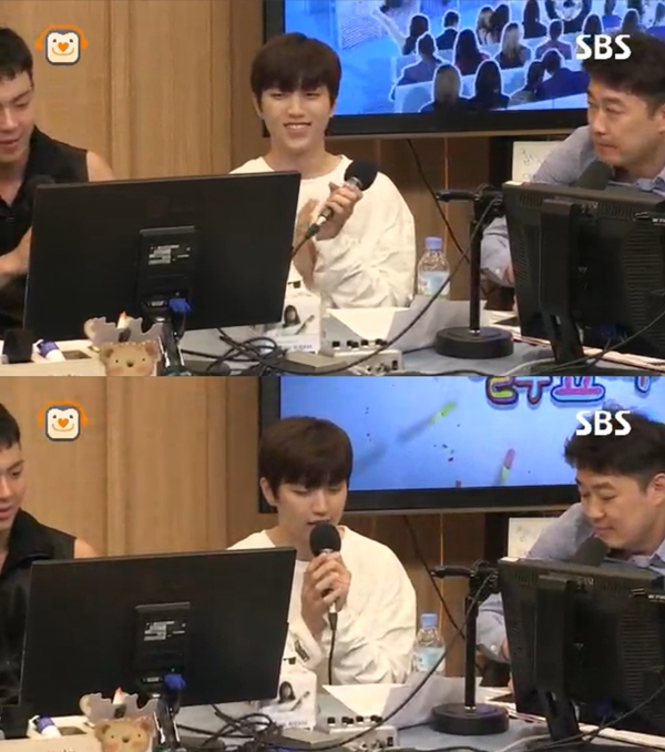 ▲그룹 B1A4 산들(사진=SBS '두시탈출 컬투쇼' 캡처)