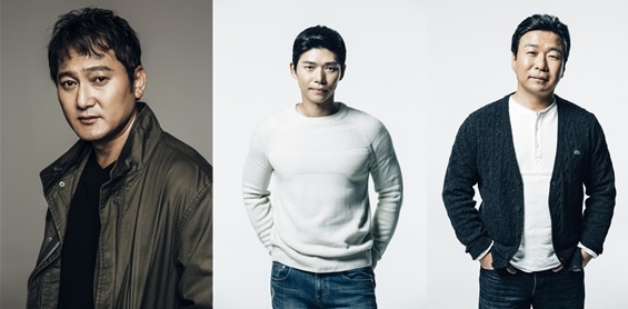 ▲(왼쪽부터)배우 정만식, 지승현, 김병춘(사진=브레이브엔터테인먼트)