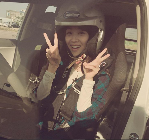 ▲'혼술남녀' 박하선이 '탑기어 코리아 7' 녹화를 마쳤다.(사진=박하선 인스타그램)