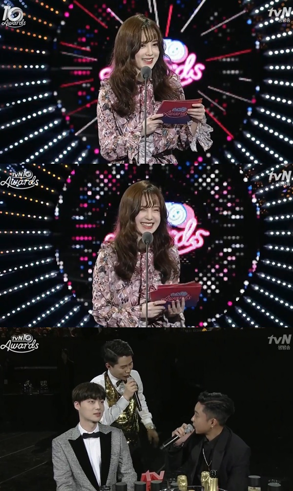 ▲구혜선 안재현(tvN 시상식)