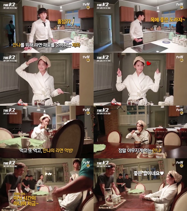 (▲tvN '더케이투' 지창욱 윤아 메이킹 영상)