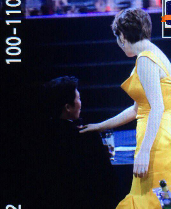 ▲유해진 김혜수(사진=온라인커뮤니티)