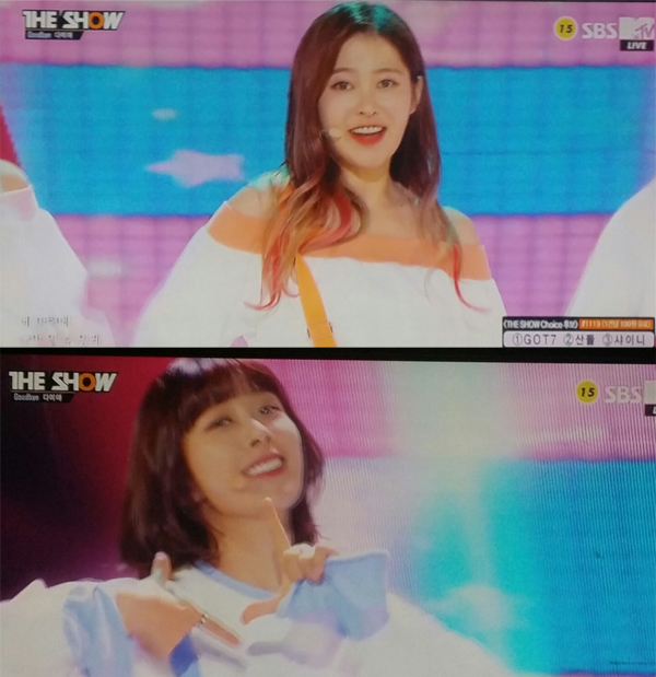 ▲'더쇼' 다이아(사진=SBS MTV)