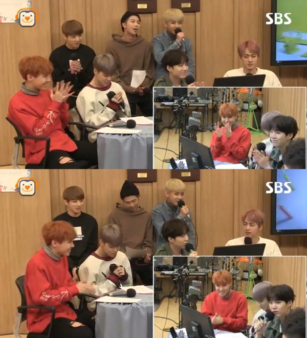 ▲그룹 방탄소년단(사진=SBS '두시탈출 컬투쇼' 캡처)