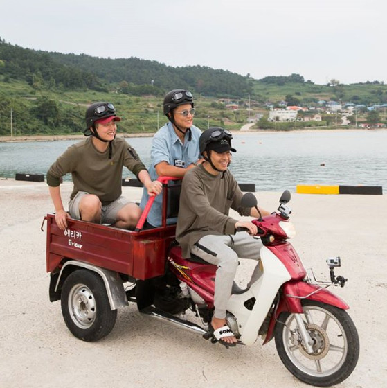 ▲윤균상(왼), 이서진, 에릭(출처='삼시세끼' 공식 SNS)