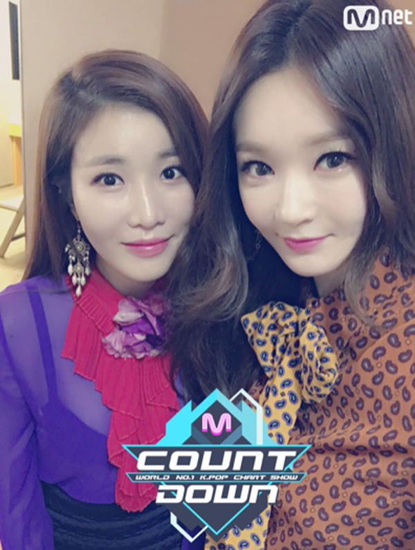 ▲'엠카운트다운' 다비치(사진=Mnet)