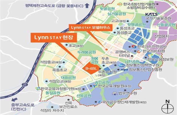 ▲‘우미 Lynn STAY’ 위치도(자료=국토교통부)