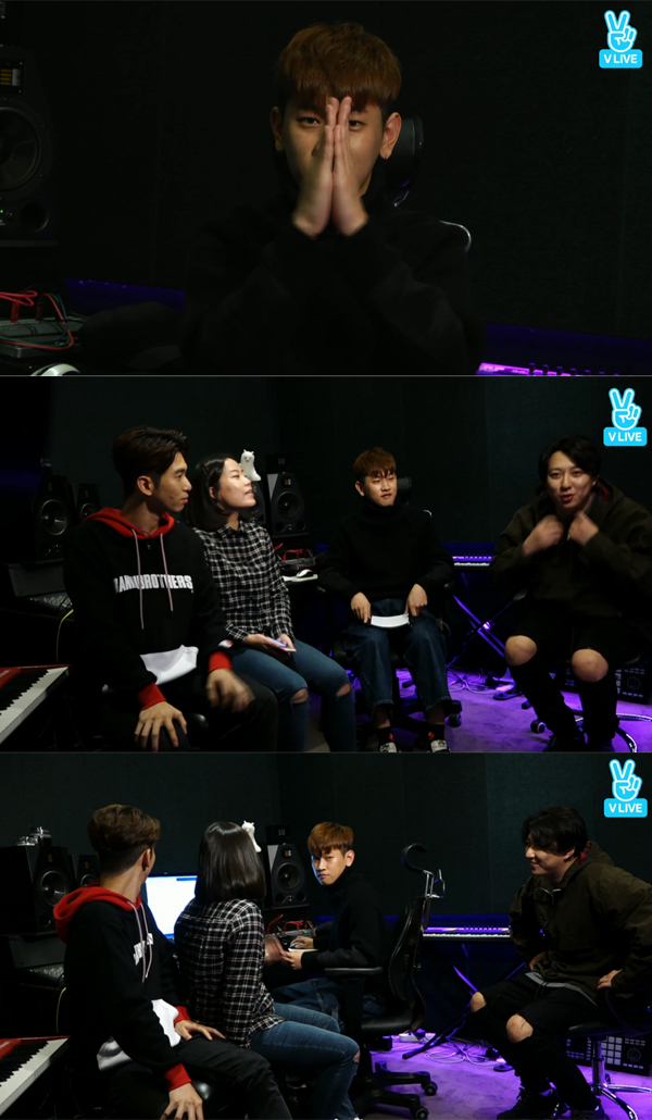 ▲크러쉬가 새 앨범 '원더러스트' 발표를 앞두고 팬들과 소통하는 시간을 가졌다.(사진=네이버 V LIVE)