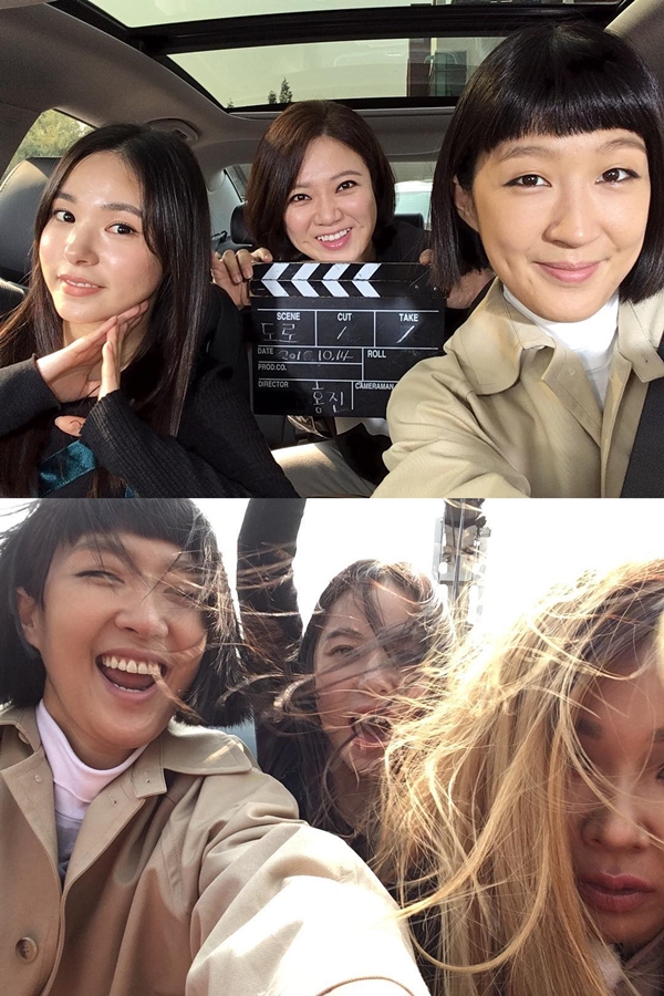 ▲KBS2 예능 '언니들의 슬램덩크' 민효린, 김숙, 홍진경, 제시(사진=홍진경 인스타그램)