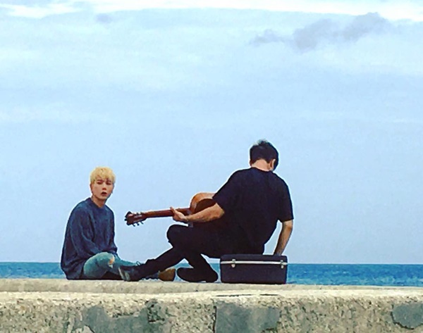 ▲박효신과 정재일(사진=박효신SNS)