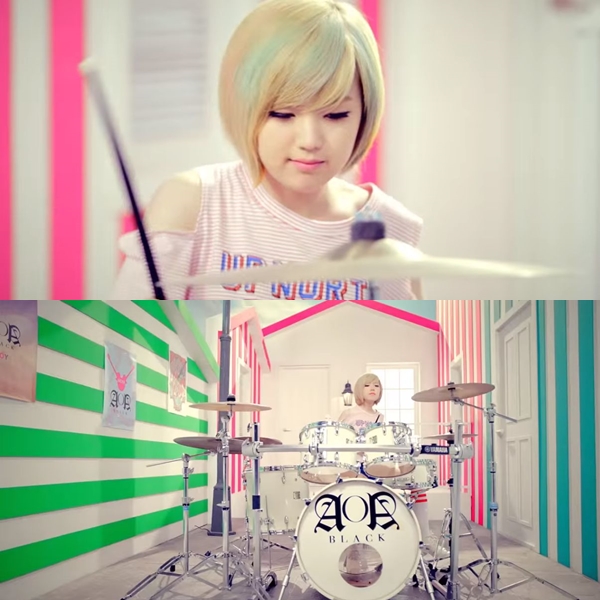 ▲AOA 전 멤버 유경(출처=AOA '모야' 영상 캡처)