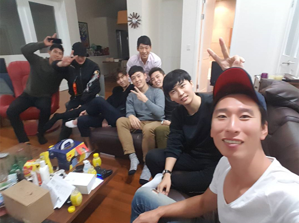 ▲'소사이어티 게임' 양상국이 첫 방 기념 사진을 공개했다.(사진=양상국 인스타그램)