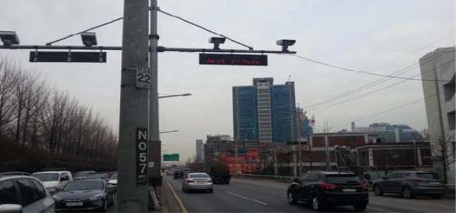 ▲운행 제한 시스템 현장 사진.(사진제공=서울시)